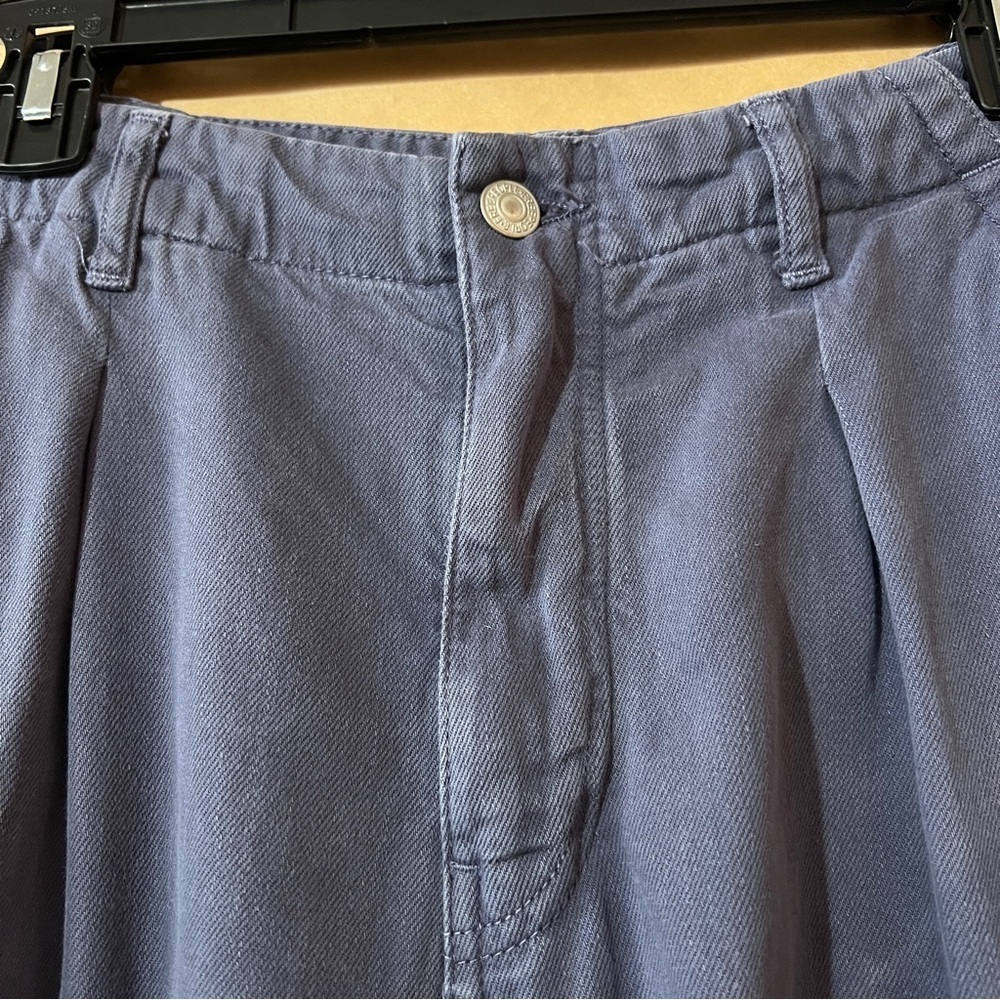 Women's Blue Cargo Pants - Picture 5 of 16
